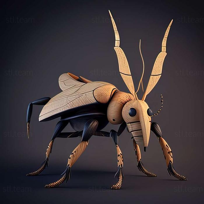 3D модель Brachyleptura champlaini (STL)